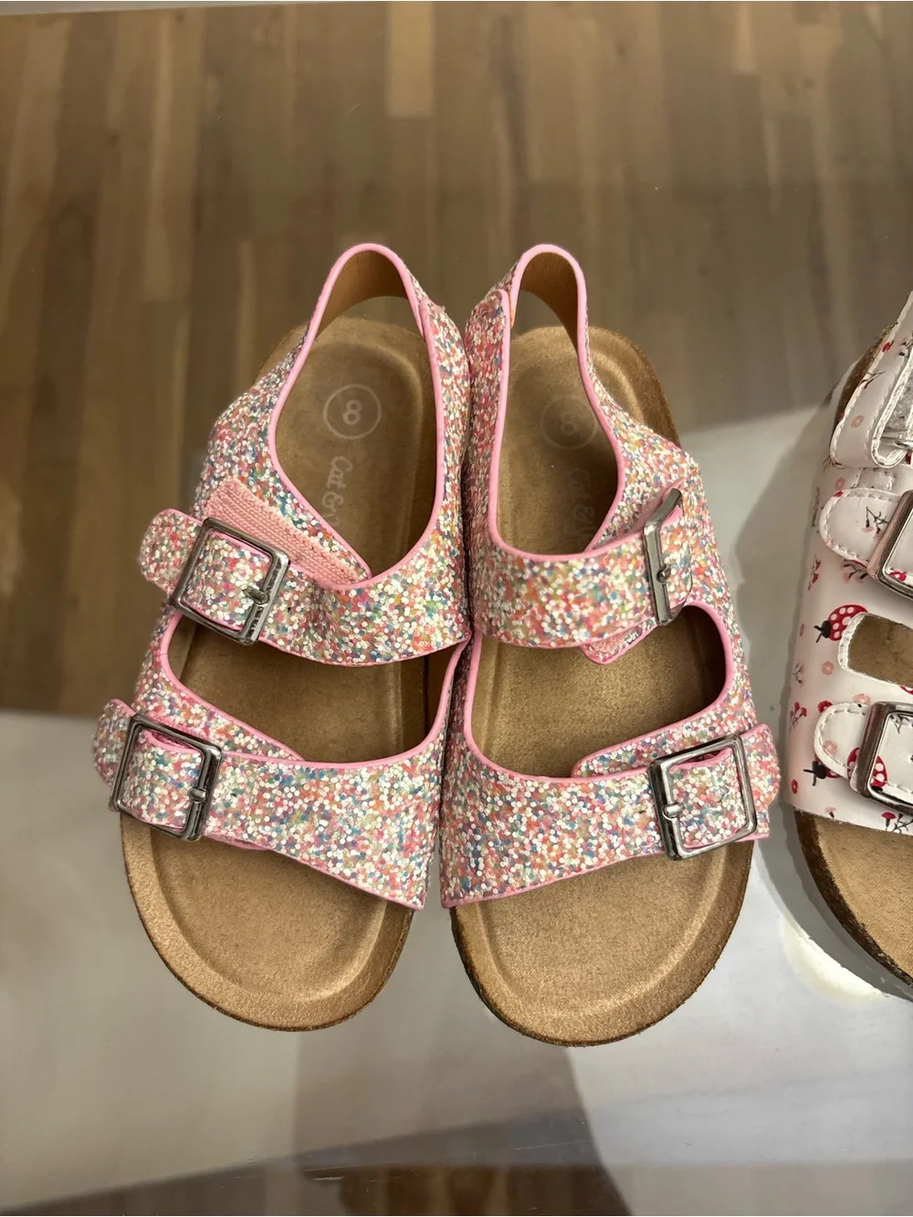 Cat & Jack and Annie toddler sandals. Size 8